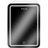 Jocca Mini Frigo Silenzioso, Compatto e Portatile con Specchio e Luce LED a 3 Intensità - Capacità 4L - Funzione Caldo e Freddo - Connessione per Casa e Auto - Ideale per Cosmetici, Farmaci e Snack
