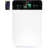 JOCCA Purificatore d'aria Jocca con triplo filtro, luce UV, generatore di ioni negativi, timer programmabile fino a 8 ore, telecomando e indicatore della qualità dell'aria