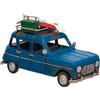 Wonderlust Deco - Auto in Metallo Blu 17x7,5x9,5 Blu 17x7,5x9,5h cm