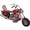 Wonderlust Deco - Moto in Metallo Rosso 19,5x7x10,5 Rosso 19,5x7x10,5h cm