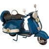 Wonderlust WANDERLUST DECO Figura decorativa per moto in metallo blu - Design elegante e tono blu intenso