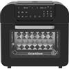 NONE Forno ad aria calda Ostarkdom 16L, 6L, 5L, doppia cottura, senza olio, touchscreen, 1500W, fino a 230°C, timer 2h, 9 ricette, accessori inclusi