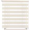 M2 TEC Tenda a rullo, doppio strato notte e giorno, 60-160x180 cm, facile da installare, per finestre e porte, traslucido e opaco