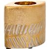 Wonderlust Deco - Portacandele in ceramica oro 11x7x8 cm Oro 10,5x6,5x8h cm