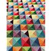 NONE Ortuño Fabrics - Tessuto Multicolore a Diamante, Tessuto al Metro, Tessuto Gobelin per Sedie, Cuscini, Tende, Borse, Testiere, 1m x Larghezza 2.80m