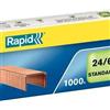Rapid Scatola comfort rapido da 1000 graffette 24/6 - fino a 20 fogli - filo di rame flessibile - tempia da 6 mm