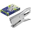BISMARK Pinza cromata Bismark cucitrice 40h - capacità di 40 fogli - design ergonomico - elevata durata - colore argento