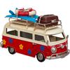 Wonderlust Deco - Autobus in Metallo Rosso 17x7,5x10,5 Rosso 17x7,5x10,5h cm