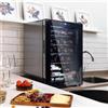 Cecotec Vinoteca, Cantinetta Frigo per 20 Bottiglie Bolero GrandSommelier 2050 Nera con Compressore. Temperatura regolabile da 5 a 18ºC