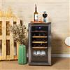 Cecotec Vinoteca Bolero Grandsommelier 1550 Inox Compressore, capacità 15 bottiglie, porta e maniglia in acciaio inox, alte prestazioni