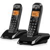 Motorola Voice - S1202 Serie S12 Telefono Digitale Cordless con Blocco Chiamate e Funzione Non Disturbare, Vivavoce, Rubrica fino a 50 Nomi e Numeri, Schermo Luminoso