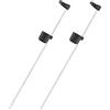 NONE Supporto per canna da pesca Pescabarato 2013 per Surfcasting - Modello: Supporto per canna da roccia nera - Lotto di 2 unità