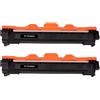 brother Confezione compatibile x2 brother tn1050 cartucce toner nero tn-1050