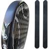 ZRZ Pack 2 Protezioni Robuste Nere per Pale di Pagaia - Nastro Multi-Granulato - Silicone Nero