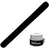 ZRZ Pack Protector Racchetta Padel ROUGH BLACK + WILSON Pro Overgrip Colori - Resistente e Durevole - Adattabilità a Tutti i Tipi di Telaio - Produzione Spagnola