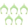 NONE Pezzi di ricambio per portacanne da pesca. Forcella di supporto Reed 25x3 e 30x3 verde fluoro. Lotti di 5 unità.
