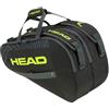 HEAD Borsa Padel BASE TESTA M 2023 Nero/Giallo (Traso)