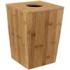 NONE Foto di fabbrica Non conosciuto Earth Cube 6L - Realizzato in bambù - Colore beige - Pattumiera da bagno
