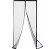 JOWY Zanzariera Magnetica per Porta Bianca e Nera, Varie Misure, Tenda Anti-Zanzare in Rete, Chiusura Automatica con Magneti, Mantiene l'Aria Fresca. Misure disponibili: 90*200, 90*210, 100*200,
