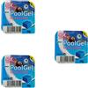 CTX-39 Gel per piscina, Gel flocculante a dose singola (confezione da 3 unità) - Detergente e chiarificatore per acqua per piscina, Trasparenza totale dell'acqua