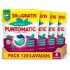 PUNTOMATIC 22+8 Ultra Freshness Capsule Tricamara, Confezione Risparmio 4x30 Totale 120 Lavaggi, Detersivo per Lavatrice, Per Biancheria e Colori, Smacchiatore