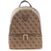 GUESS zaino Follie Travel Small Backpack Latte Logo beige