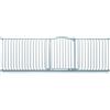 Safetots Cancelletto di Sicurezza con Parte Superiore Incurvata, 234cm - 243cm, Grigio Opaco, Montaggio a Pressione, Cancelletto per Bambini per Porte, Corridoi e Spazi Stretti, Barriera di Sicurezza