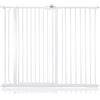 Bettacare Cancelletto per Cani Premium Extra Alto, 127,7cm - 135,3cm, Bianco, Extra Alto con Un'Altezza di 104cm, Cancelletto a Pressione per Cani e Cuccioli, Barriera per Animali Domestici e Cani