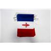 AZ FLAG Ghirlanda 6 Metri 20 Bandiere Francia Libera 1940-1944 21x15cm, Bandiera Movimento France Libre - De Gaulle 15 x 21 cm - Festone Bandierine