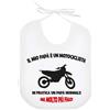 La Ruotante Bavaglino in 100% cotone moto motocross motociclista biker papà bavetta regalo nascita (6)