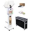 NEWESGOGO Magic Mirror Photo Booth Machine con touch screen da 15,6 pollici e ombrello dalla luce morbida, macchina fotografica per selfie con luce RGB per matrimoni, feste, mostre, noleggio (Machine +