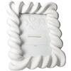 Brandani Portafoto Candy Bianco - Cornice Moderna - Interno 13x18 cm
