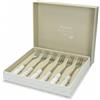 Brandani Forchettina Riccioli di Fata Set 6 Pz Inox - Manico in Ceramica