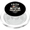 Faith Emblem Co. La fede può spostare le montagne Matteo 17:20 Christian PopSockets PopGrip per MagSafe