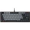 CHERRY KC 500 MX LP TKL, Tastiera Meccanica A Basso Profilo Senza Tastierino Numerico, Layout Tedesco (QWERTZ), USB-A, Interruttori MX LP 2.0 IVORY, Nero