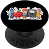 Happy Back To Class Teacher Teacher Crayon Apple Pencil Cute Back to School PopSockets PopGrip Adesivo
