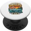 Hawaii Travel Crew Designs Crociera alle Hawaii 2026 Viaggio di squadra per le vacanze in famiglia PopSockets PopGrip Adesivo