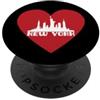 I Love New York Heart Skyline Souvenirs I Love New York City NYC Statua della Libertà Brooklyn Newyork PopSockets PopGrip Adesivo