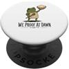 Vintage Sourdough Bread Makers Graphics We Proof At Dawn Cottagecore Frog - Paniere a lievitazione naturale PopSockets PopGrip Adesivo