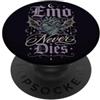 Emo Never Was a Phase Gothic Emo Cuore Spina Luna Scuro Romance PopSockets PopGrip Adesivo