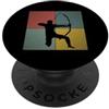 Tiro con l'arco Accessori Regalo Shirts Arciere Arco e freccia Vintage Tiro con l'arco Arciere PopSockets PopGrip Adesivo