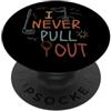 Attrezzature per l'allenamento del Golf Gioco golf Giocatore di golf I Never Pull Out Golf PopSockets PopGrip Adesivo