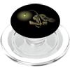 Mermaid Ronnie Scheletro rana pescatrice con lampadina incandescente, pesce bioluminescente PopSockets PopGrip per MagSafe