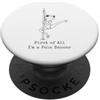 Funny Frog Pole Dancer Humor Apparel Prima di tutto sono una pole dancer Frog Humor PopSockets PopGrip Adesivo