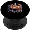 Eternal Game Studio Giocatori di poker scheletro di Halloween del gioco di carte non PopSockets PopGrip Adesivo