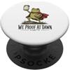 Vintage Sourdough Bread Makers Graphics We Proof At Dawn Cottagecore Frog - Paniere a lievitazione naturale PopSockets PopGrip Adesivo