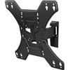 One For All WM4441 Supporto da Parete per TV - Montaggio a Muro Girevole 90° e Inclinabile 15° - Dimensioni Schermo 32-65 pollici - Per Tutti i Tipi di TV - Massimo Peso 50kg - Nero