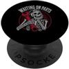Waiting On Parts Funny Car Mechanic Humo Waiting On Parts - Scheletro divertente vita di meccanico PopSockets PopGrip Adesivo