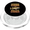 Fisherman Dad Vintage Fishing Triumph Divertente vincitore vincitore Walleye cena Detto PopSockets PopGrip per MagSafe