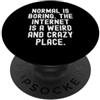 Home Security Enthusiast niente batte la sensazione di una porta d'ingresso chiusa Witty PopSockets PopGrip Adesivo